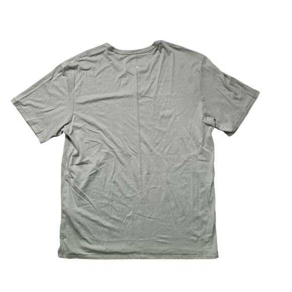 rag & bone Gravity Classic T-Shirt Men L Olive Vetiver Crew Neck - Picture 8 of 8